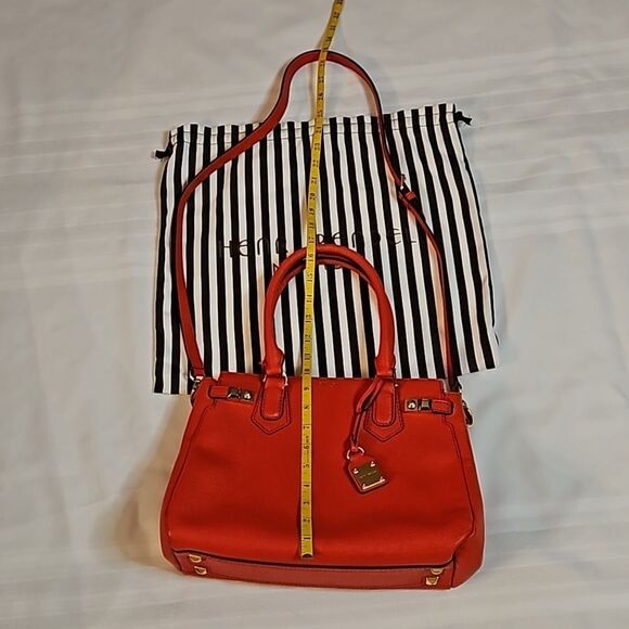 Henri Bendel Orange Tote Shoulder Bag - Picture 12 of 16